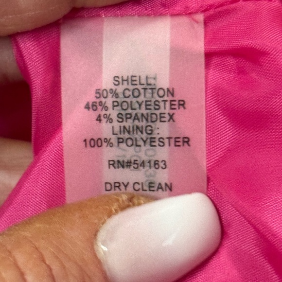 Tommy Hilfiger NWT Pink and White Striped Sleeveless Dress fully lined size 6 - Picture 14 of 14